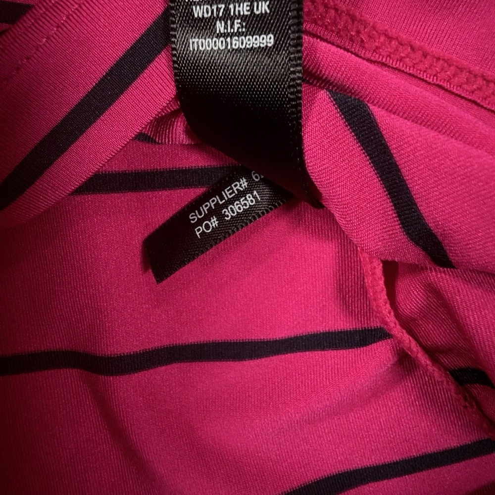 RLX Golf Ralph Lauren Polo Shirt Size XL  Men's Striped Performance F712 Pink - Picture 5 of 10